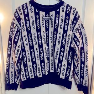 Vintage adidas unisex logo pullover crewneck sweatshirt